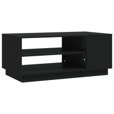 vidaXL fekete forgácslap dohányzóasztal 102 x 55 x 43 cm (810281) bútor