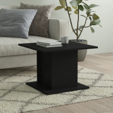 vidaXL fekete forgácslap dohányzóasztal 55,5 x 55,5 x 40 cm bútor