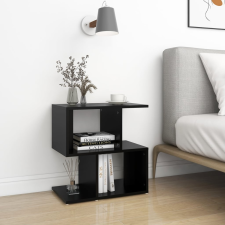 vidaXL fekete forgácslap éjjeliszekrény 50 x 30 x 51,5 cm bútor