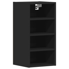 vidaXL fekete forgácslap függő szekrény 30x29,5x60 cm (854167) bútor