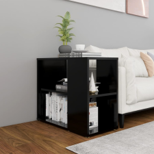 vidaXL fekete forgácslap kisszekrény 60 x 30 x 50 cm bútor