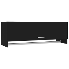 vidaXL fekete forgácslap ruhásszekrény 100 x 32,5 x 35 cm (808234) bútor