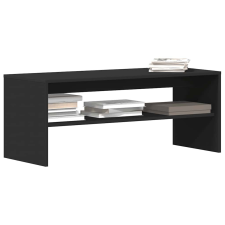 vidaXL fekete forgácslap TV-szekrény 100 x 40 x 40 cm bútor