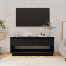 vidaXL fekete forgácslap TV-szekrény 102 x 41 x 44 cm bútor