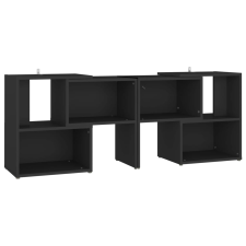 vidaXL fekete forgácslap TV-szekrény 104 x 30 x 52 cm (808351) bútor