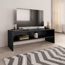 vidaXL fekete forgácslap TV-szekrény 120 x 40 x 40 cm bútor