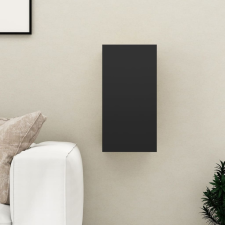 vidaXL fekete forgácslap TV-szekrény 30,5 x 30 x 60 cm bútor