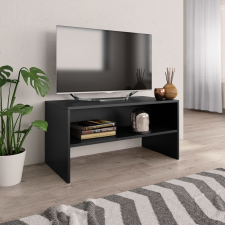 vidaXL fekete forgácslap TV-szekrény 80 x 40 x 40 cm bútor
