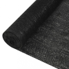vidaXL Fekete HDPE belátásgátló háló 1,5 x 25 m 195 g/m²