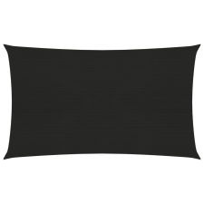 vidaXL fekete HDPE napvitorla 160 g/m² 2,5 x 5 m kerti bútor
