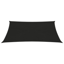vidaXL fekete HDPE napvitorla 160 g/m² 2 x 3,5 m kerti bútor