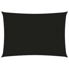 vidaXL fekete HDPE napvitorla 160 g/m² 3,5 x 5 m kerti bútor