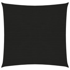 vidaXL fekete HDPE napvitorla 160 g/m² 4 x 4 m kerti bútor
