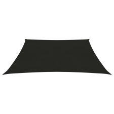 vidaXL fekete HDPE napvitorla 160 g/m² 5 x 5 m (311718) kerti bútor