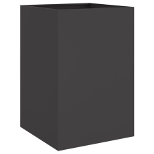 vidaXL fekete hidegen hengerelt acél növénytartó 52x48x75 cm (841583) kerti tárolás