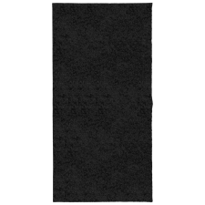vidaXL fekete hosszú szálú bozontos modern szőnyeg 100 x 200 cm (375276) lakástextília