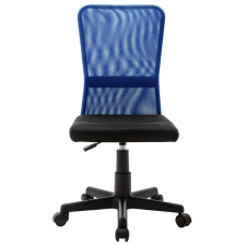 vidaXL fekete-kék hálószövetű irodaszék 44 x 52 x 100 cm (289511) bútor