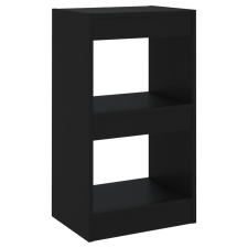 vidaXL fekete könyvszekrény/térelválasztó 40 x 30 x 72 cm (811602) bútor