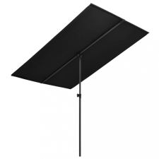 vidaXL fekete kültéri napernyő alumíniumrúddal 180 x 130 cm kerti bútor