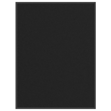 vidaXL fekete lábtörlő 80 x 120 cm lakástextília