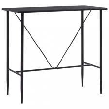 vidaXL Fekete MDF bárasztal 120 x 60 x 110 cm bútor