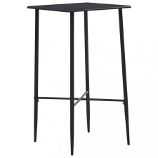 vidaXL fekete MDF bárasztal 60 x 60 x 111 cm bútor