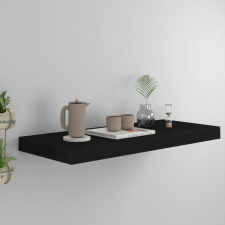 vidaXL fekete MDF fali polc 60 x 23,5 x 3,8 cm bútor