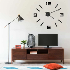 vidaXL fekete modern 3D falióra 100 cm XXL falióra