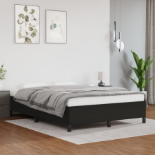 vidaXL fekete műbőr ágykeret 140x200 cm ágy és ágykellék