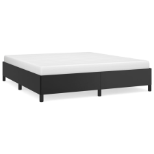 vidaXL fekete műbőr ágykeret 180x200 cm (347263) ágy és ágykellék