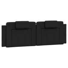 vidaXL fekete műbőr fejtámla párna 160 cm ágy és ágykellék