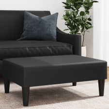 vidaXL fekete műbőr lábzsámoly 77x55x31 cm bútor