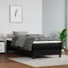 vidaXL fekete műbőr rugós ágykeret 80 x 200 cm