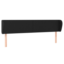 vidaXL fekete műbőr szárnyas fejtámla 203x23x78/88 cm (3116972) ágy és ágykellék