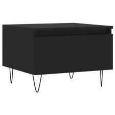 vidaXL fekete műfa dohányzóasztal 50 x 46 x 35 cm (830862) bútor