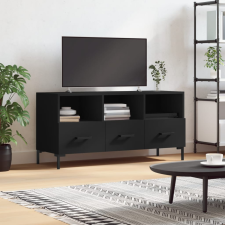 vidaXL fekete műfa TV-szekrény 102 x 36 x 50 cm bútor