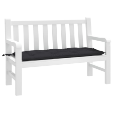 vidaXL fekete oxford szövet kerti padpárna 120 x 50 x 7 cm lakástextília