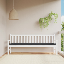 vidaXL fekete oxford szövet kerti padpárna 200 x 50 x 7 cm lakástextília