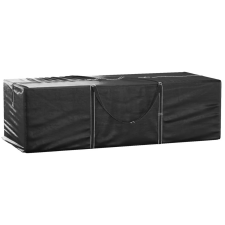 vidaXL fekete polietilén kerti párnatároló zsák 135 x 40 x 55 cm kerti bútor