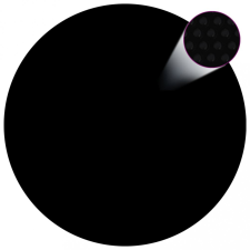 vidaXL fekete polietilén medencetakaró 455 cm medence kiegészítő