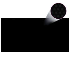 vidaXL fekete polietilén medencetakaró 488 x 244 cm medence