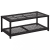 vidaXL Fekete polyrattan cipőtároló pad 80 x 40 x 30 cm