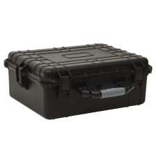 vidaXL Fekete pp hordozható repülős tok 55 x 43 x 21 cm fényképezőgép tok
