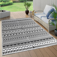 vidaXL fekete PP kültéri szőnyeg 120x180 cm lakástextília