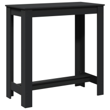 vidaXL fekete szerelt fa bárasztal 102 x 50 x 103,5 cm (854410) bútor