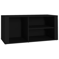 vidaXL fekete szerelt fa cipősszekrény 100x35x45 cm (816921) bútor