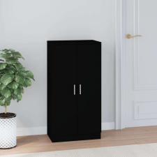 vidaXL fekete szerelt fa cipősszekrény 55 x 35 x 108 cm bútor