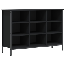 vidaXL fekete szerelt fa cipőszekrény 100 x 35 x 70 cm (831843) bútor