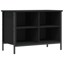 vidaXL fekete szerelt fa cipőszekrény 69 x 35 x 50 cm (831833) bútor