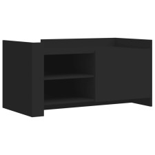 vidaXL fekete szerelt fa dohányzóasztal 100 x 50 x 50 cm (848361) bútor